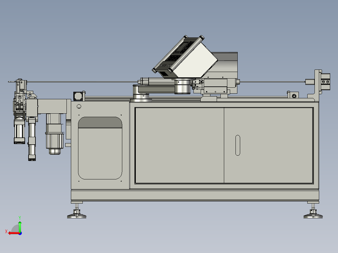 弯管机总装后视图