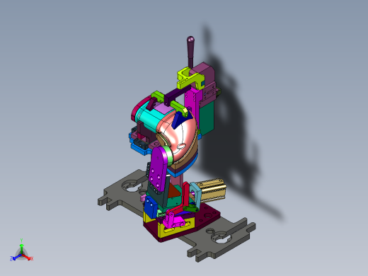 氧传感器安装半壳工装