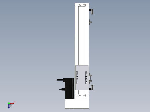 Toyo东佑达直线模组-ECH6-250-BR.igs俯视缩略图