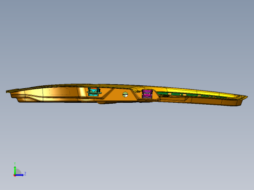 汽车车门组成钣金左视缩略图