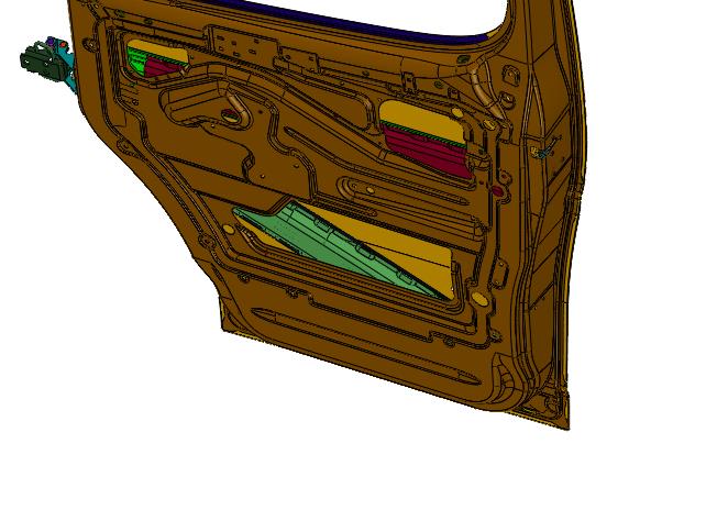 汽车车门组成钣金