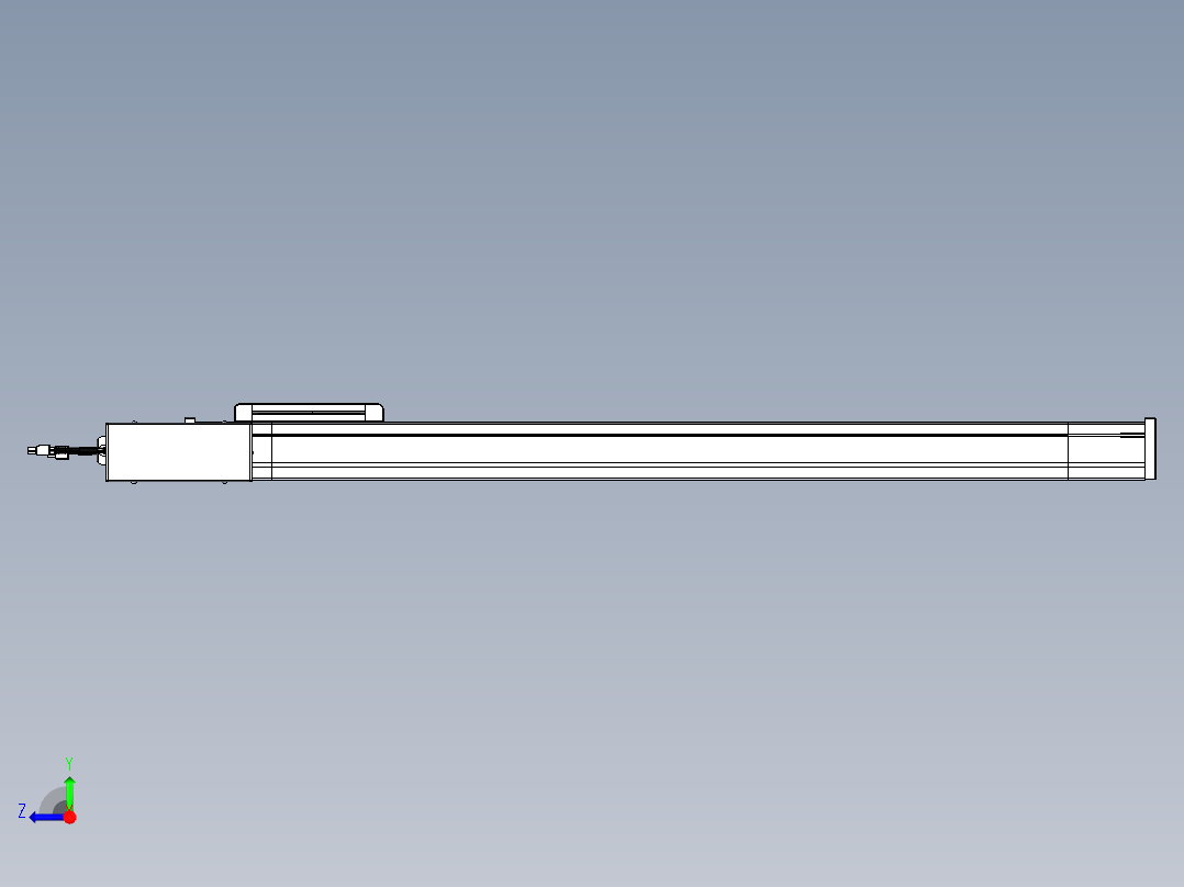 威洛博LB.GB同步带传动--欧规系列LB6A-L65-S800-BL右视图