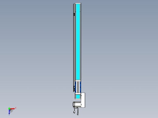 威洛博LB.GB同步带传动--欧规系列LB6A-L65-S800-BL俯视缩略图