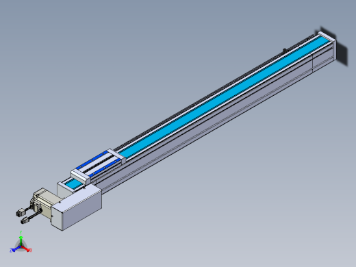 威洛博LB.GB同步带传动--欧规系列LB6A-L65-S800-BL正等轴测缩略图