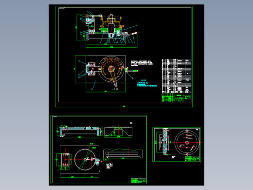 车床连接座加工工艺及钻3-φ7孔夹具设计【分度装置】