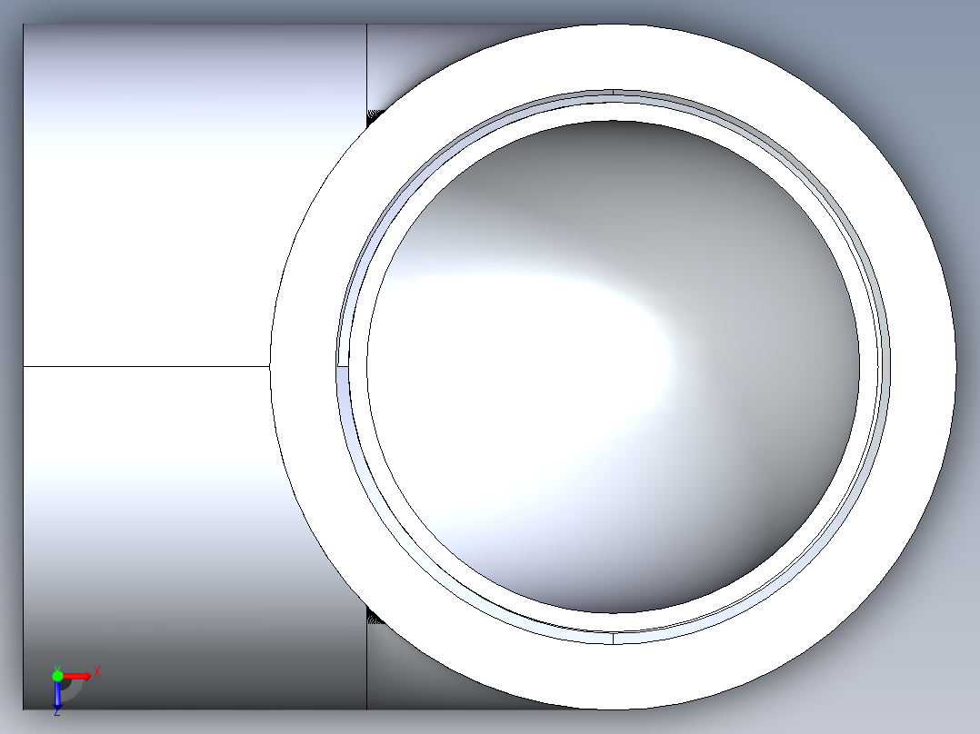 聚氯乙烯配件06-Sch80_90Elbow_SxFPT_807-030 _3in俯视图
