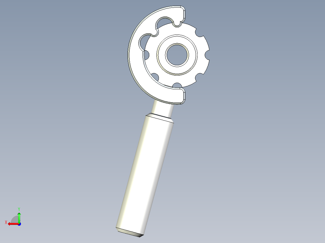 旋钮扳手扳手--stp后视图