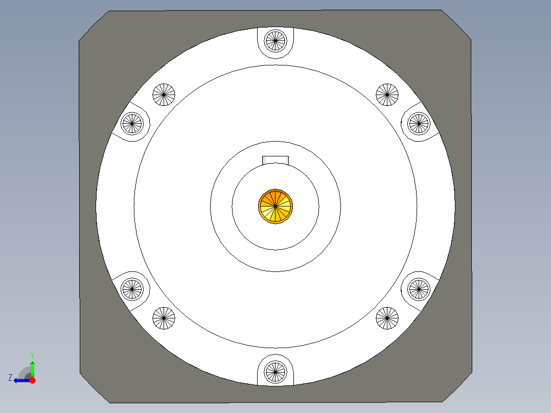 直齿PLE160-L2 42-114.3-200-M12.stp右视图