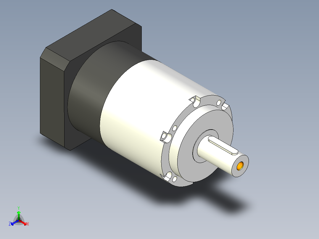 直齿PLE160-L2 42-114.3-200-M12.stp正等轴测图