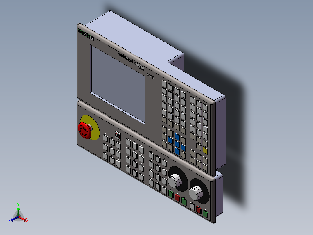 西门子808 DCNC控制面板__270928===25正等轴测图