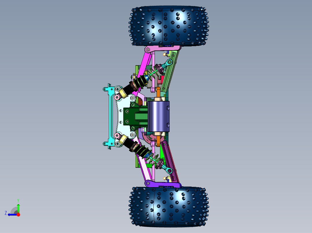 荒野特技遥控车右视图