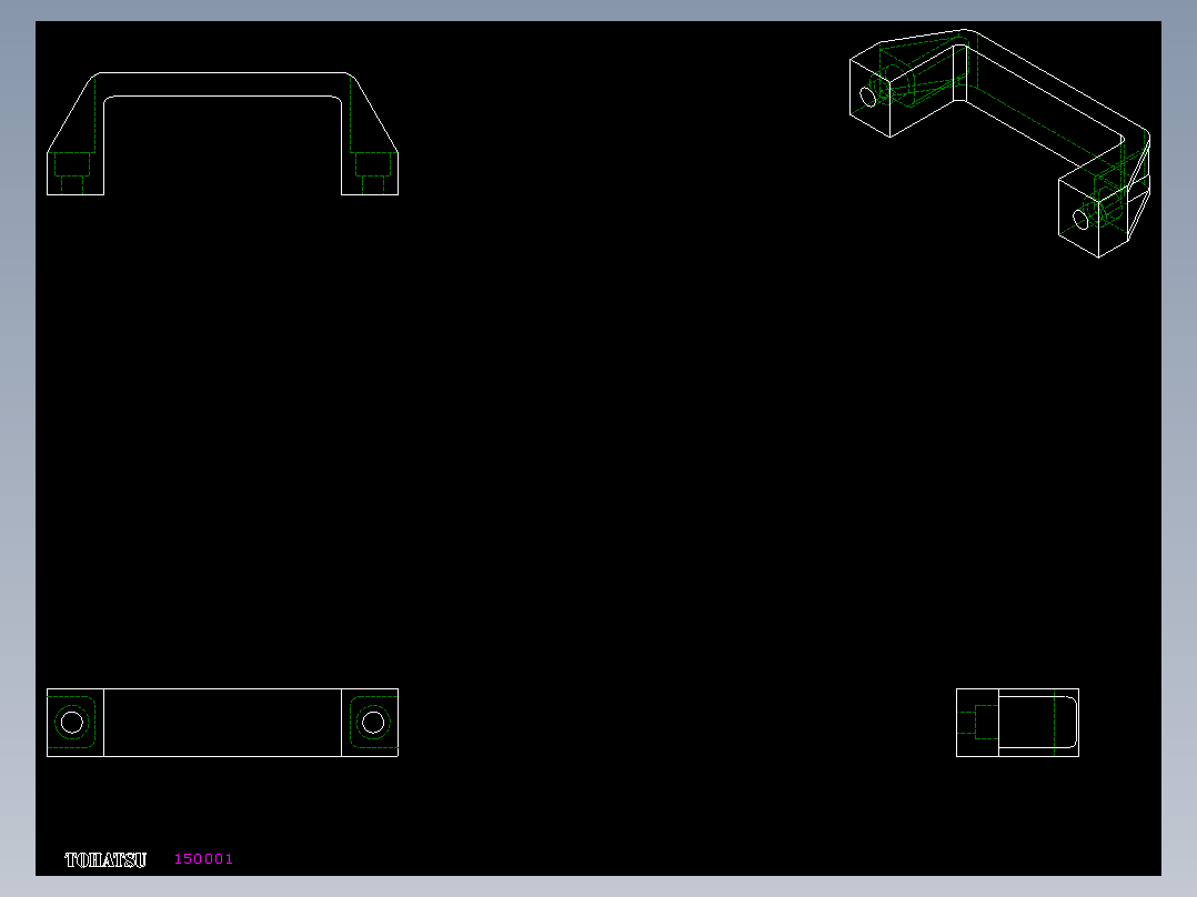 取手(塑膠)M.443 AE-VO-2D多系列多零件图纸模型