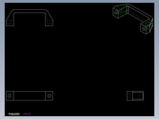 取手(塑膠)M.443 AE-VO-2D多系列多零件图纸模型
