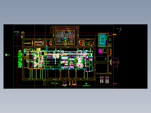 总图2007 车间生产线布局图纸CAD图纸