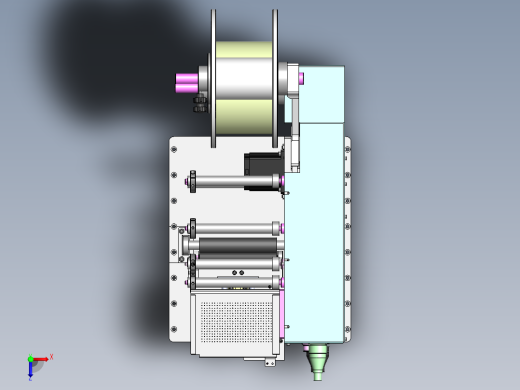 標準卷料送料機構;料寬範圍（0~150MM）俯视缩略图