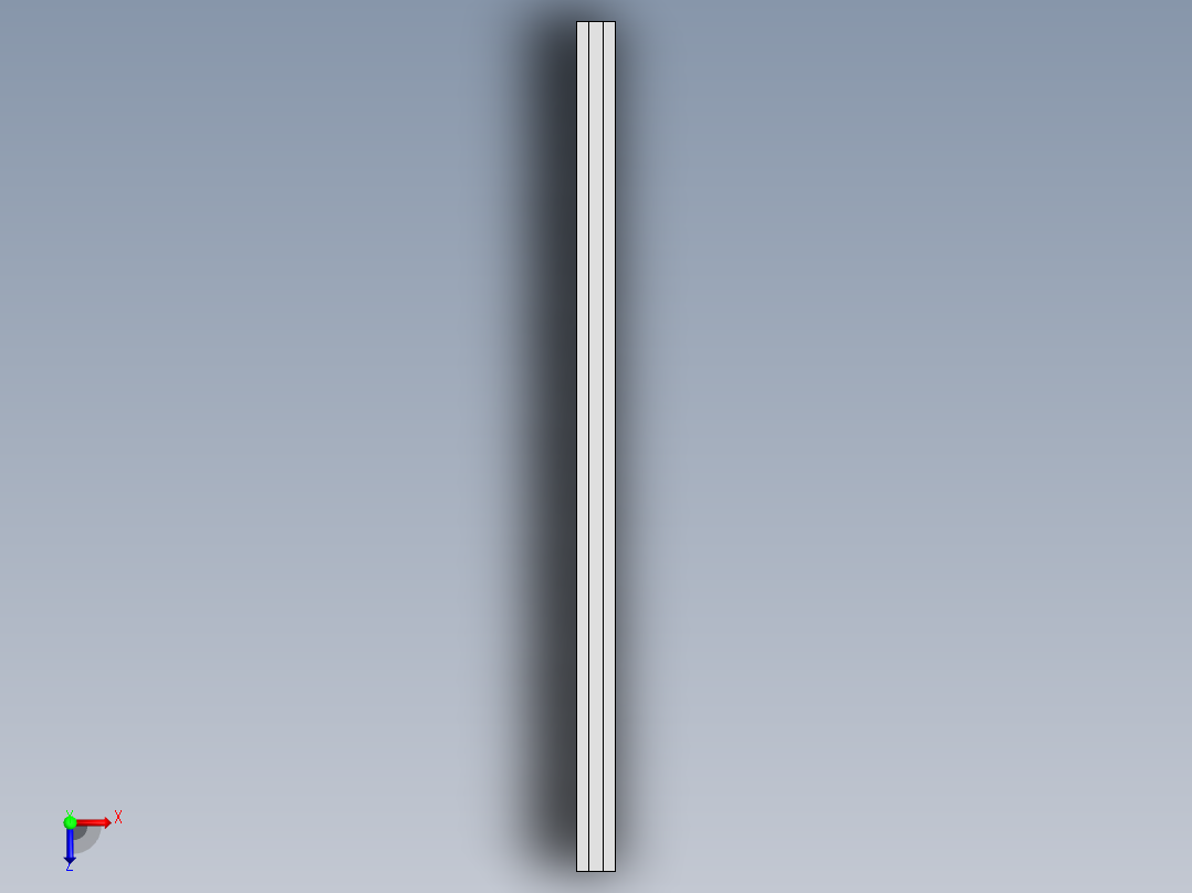 传感器通用安装型材-怡合达型号-ATS05-169-L200 自由添加安装孔加工俯视图