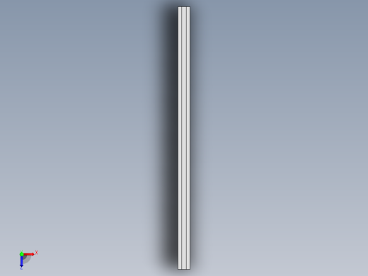 传感器通用安装型材-怡合达型号-ATS05-169-L200 自由添加安装孔加工俯视缩略图