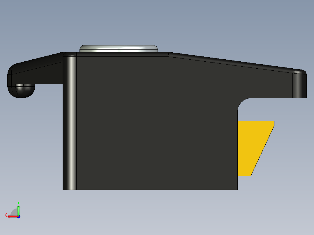型材-KJN SLAM LATCH WITH UNIQUE LOCK KJN530353后视图