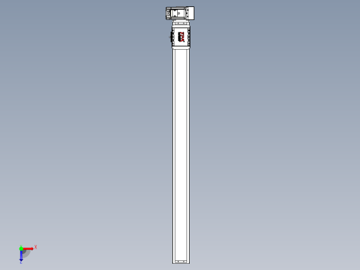 同步带全封闭直线模组TPA-HCB-85D-90-L1000-LU-C-P20-N3俯视缩略图