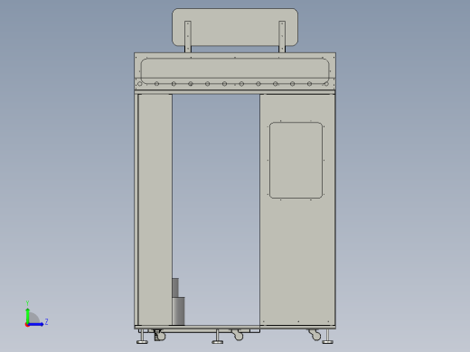 非标设备机箱3D左视缩略图