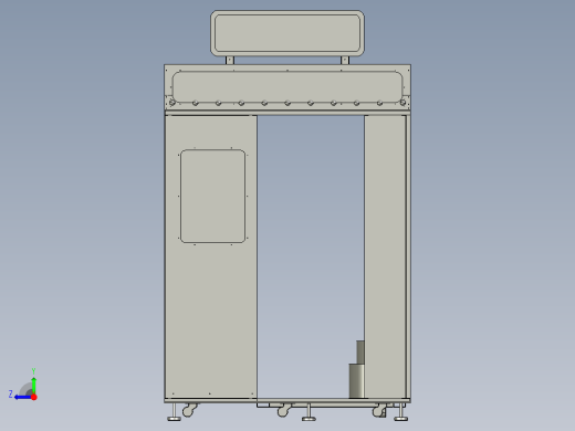 非标设备机箱3D右视缩略图