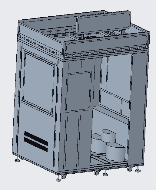 非标设备机箱3D缩略图
