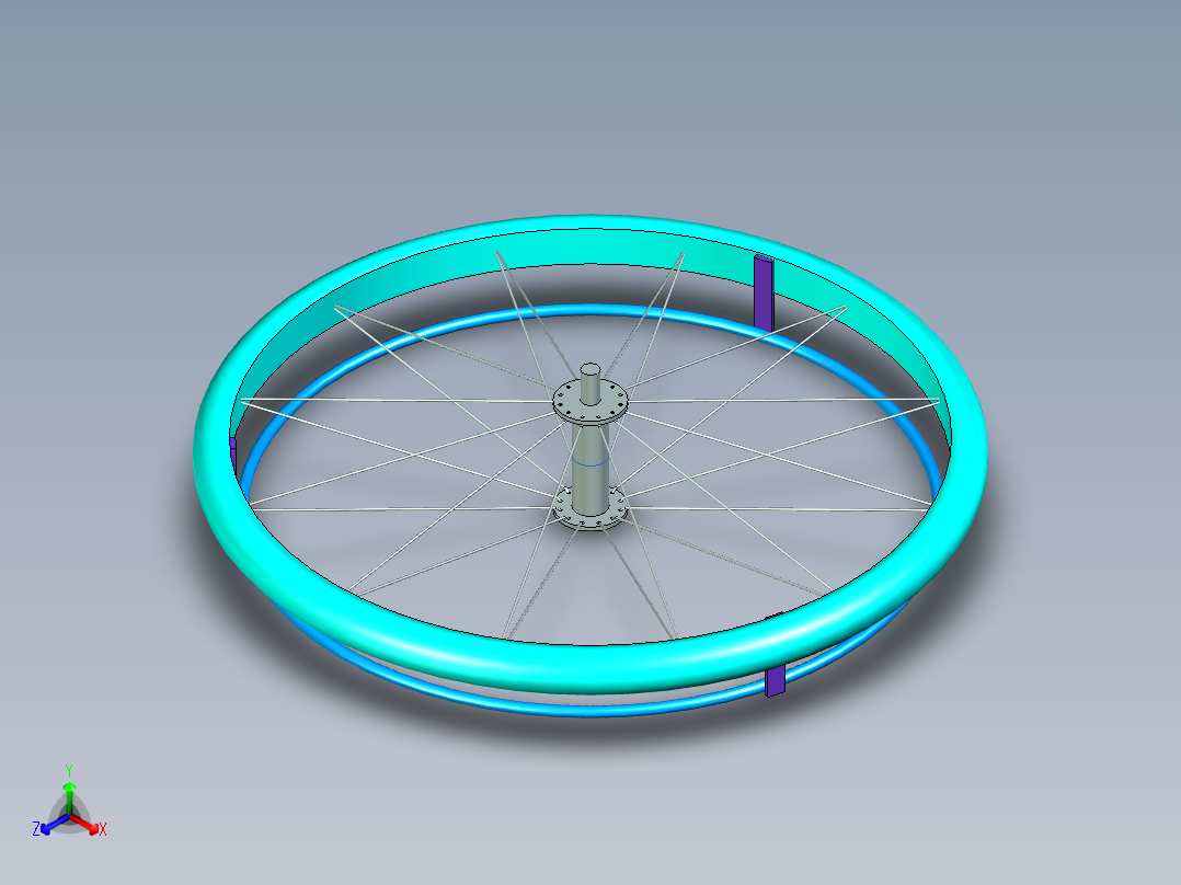 UG10.0的轮椅==607027==20正等轴测图