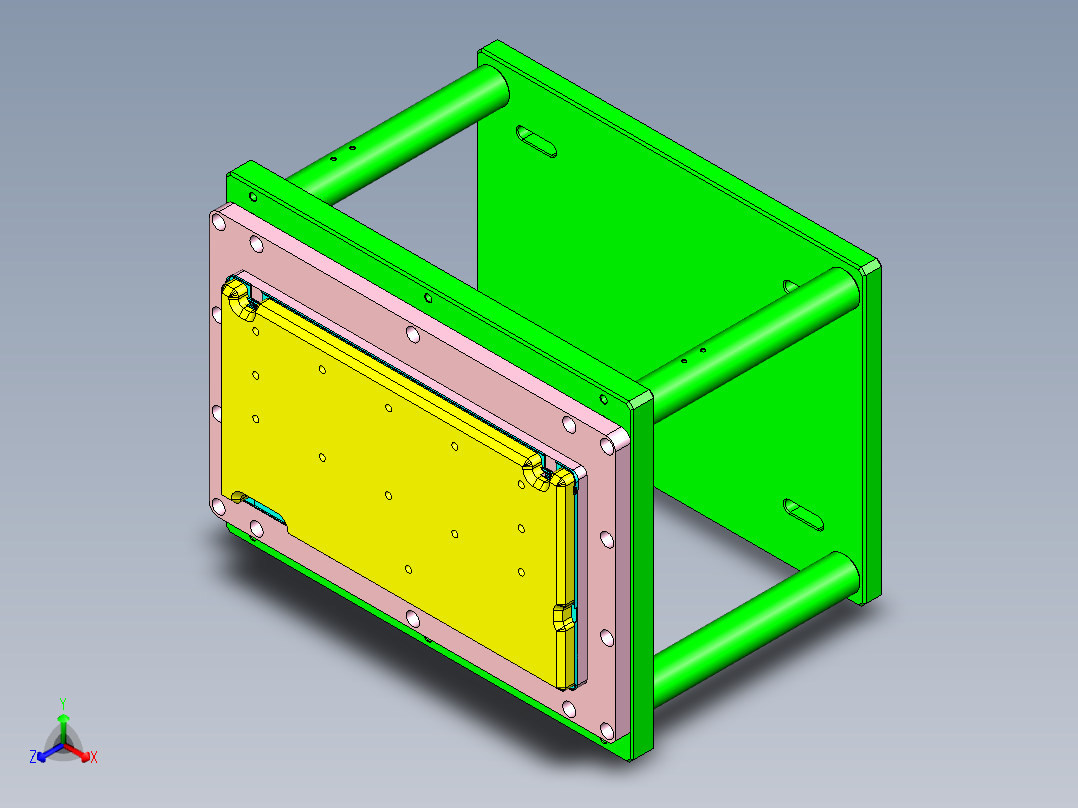 TEA-C笔记本CNC工装夹具三维模型-CNC1