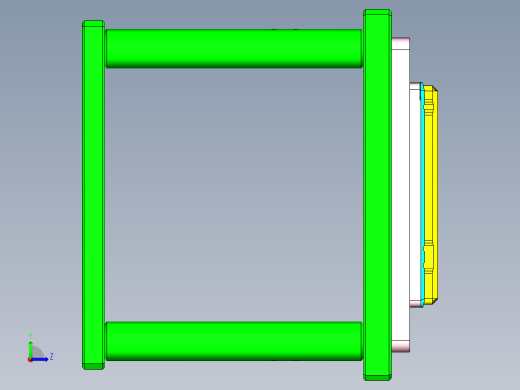 TEA-C笔记本CNC工装夹具三维模型-CNC1左视缩略图