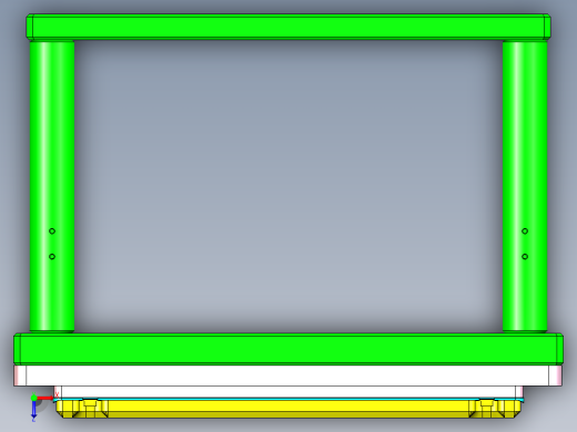 TEA-C笔记本CNC工装夹具三维模型-CNC1俯视缩略图