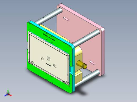az00-a-笔记本CNC工装夹具三维模型cnc2-0520正等轴测缩略图