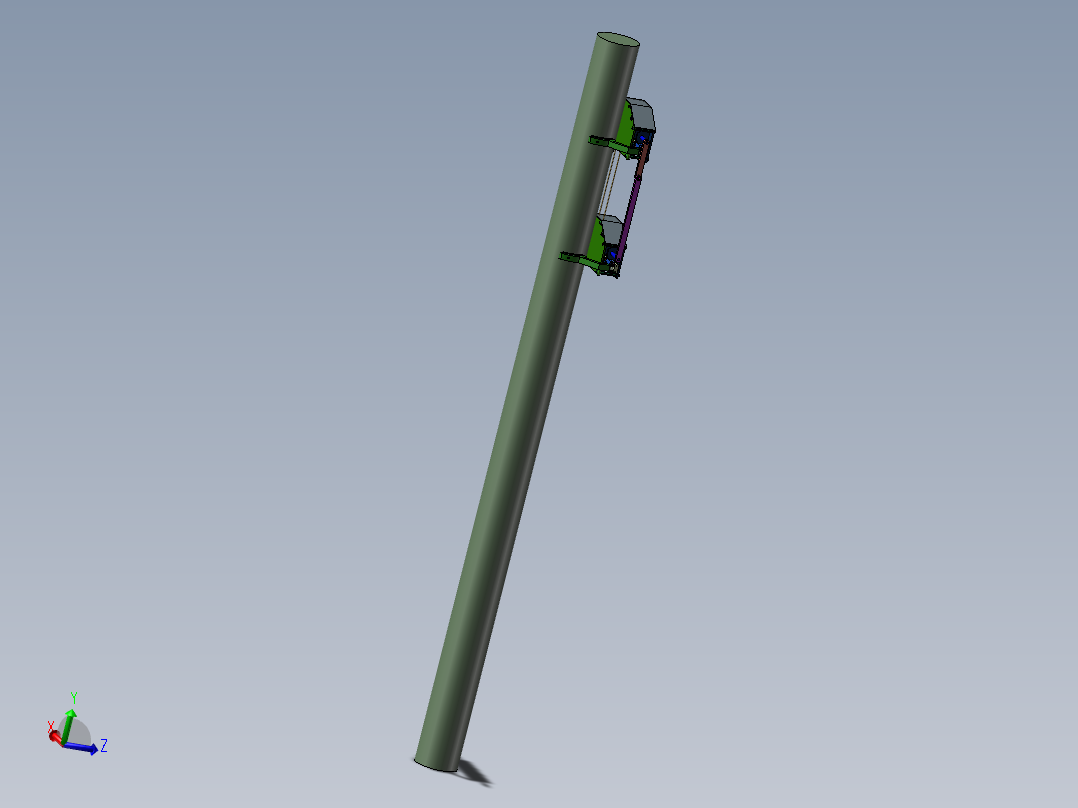 爬杆机器人（sw17可编辑+cad）