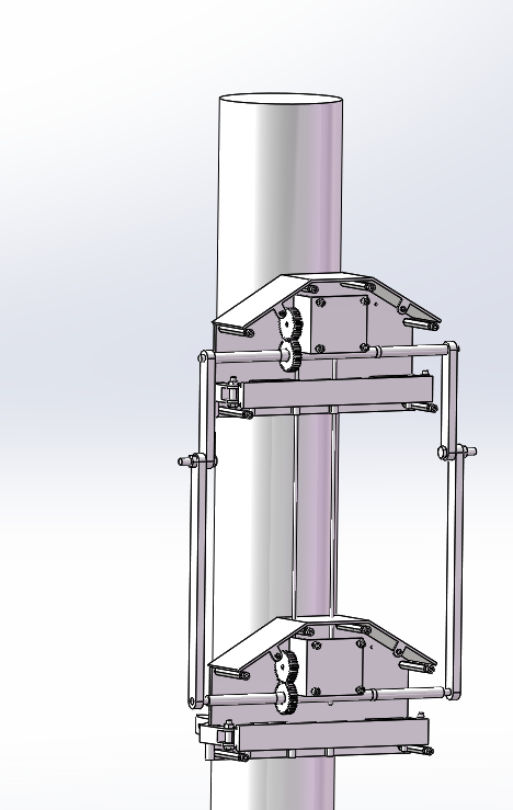 爬杆机器人（sw17可编辑+cad）缩略图