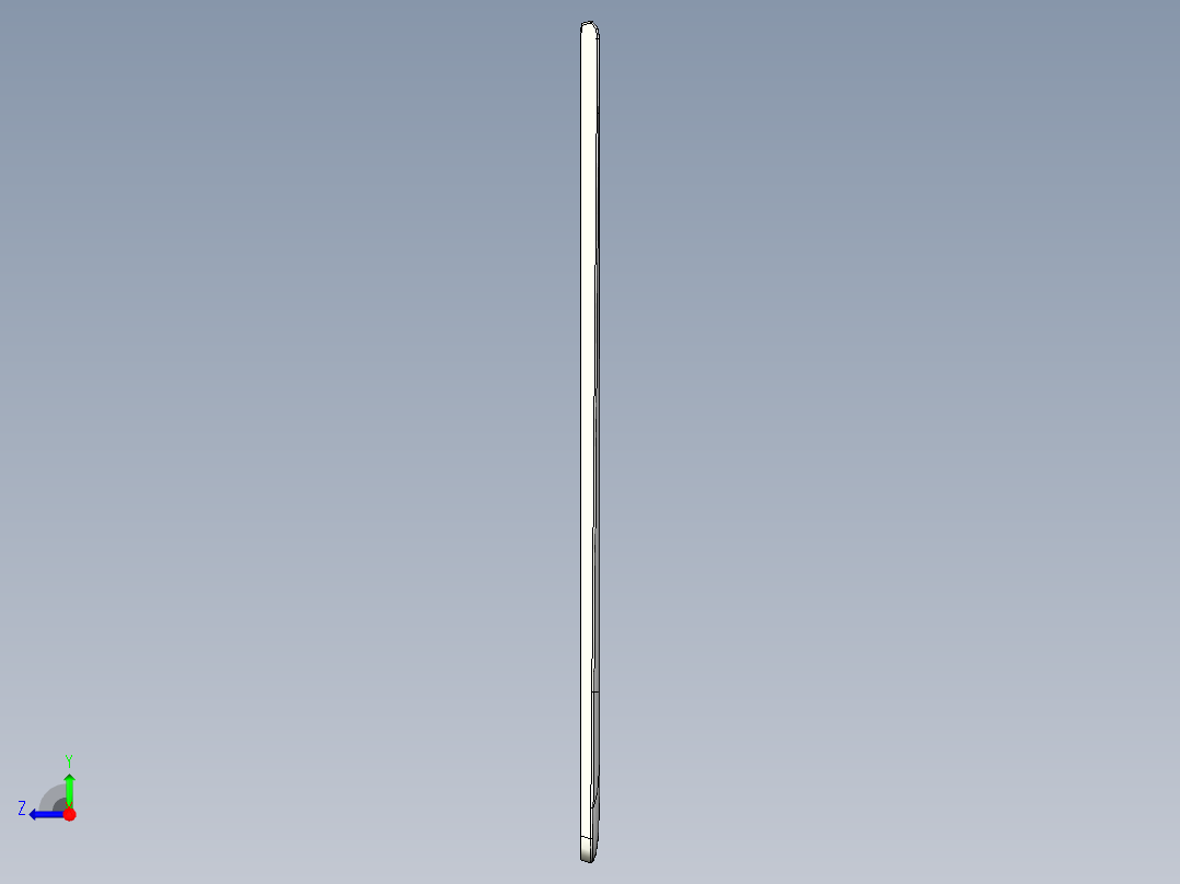 笔记本A面外壳铣避位程序模型右视图