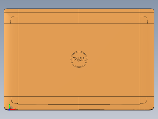 轻薄笔记本外壳铣外围基准边UG编程程序模型前视缩略图