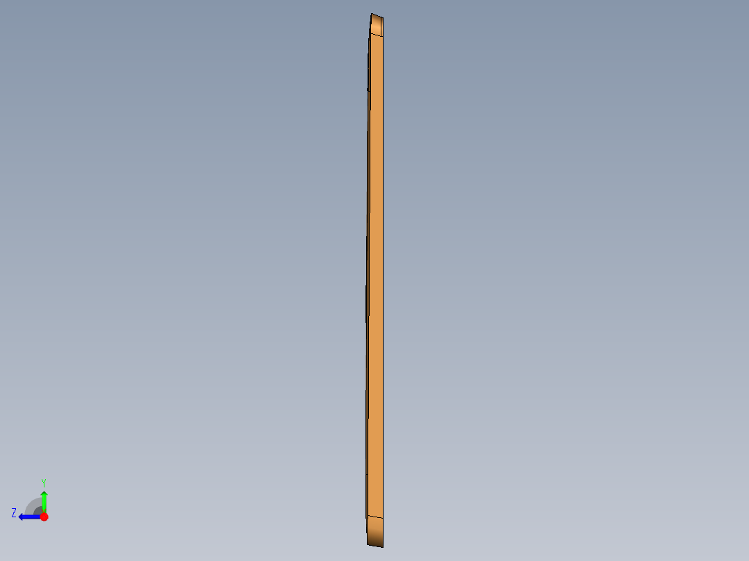 轻薄笔记本外壳铣外围基准边UG编程程序模型右视图