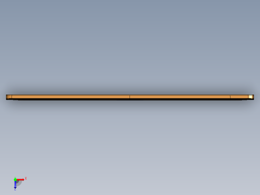 轻薄笔记本外壳铣外围基准边UG编程程序模型俯视缩略图