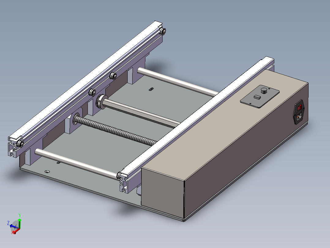 0.7米0.355米双带输送机构