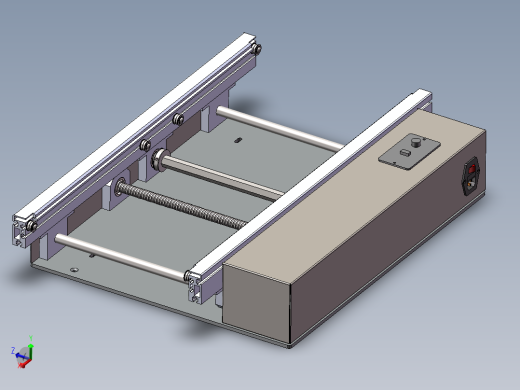 0.7米0.355米双带输送机构