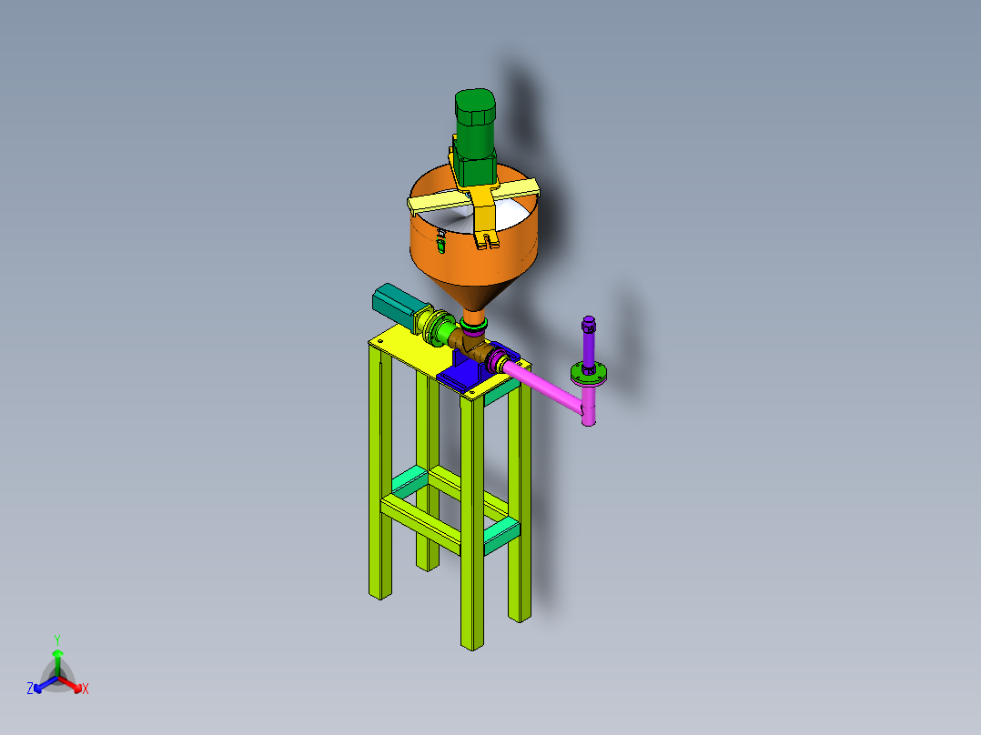 搅拌器设计图主视图
