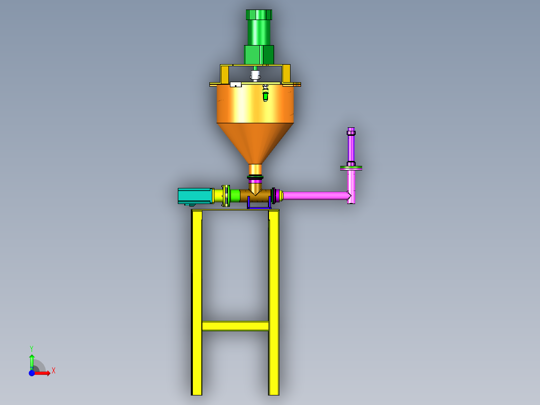 搅拌器设计图前视图