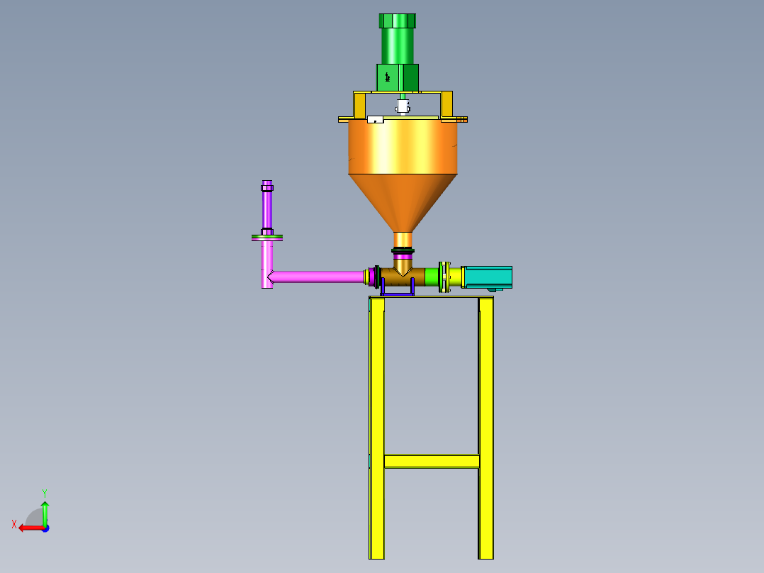 搅拌器设计图后视图