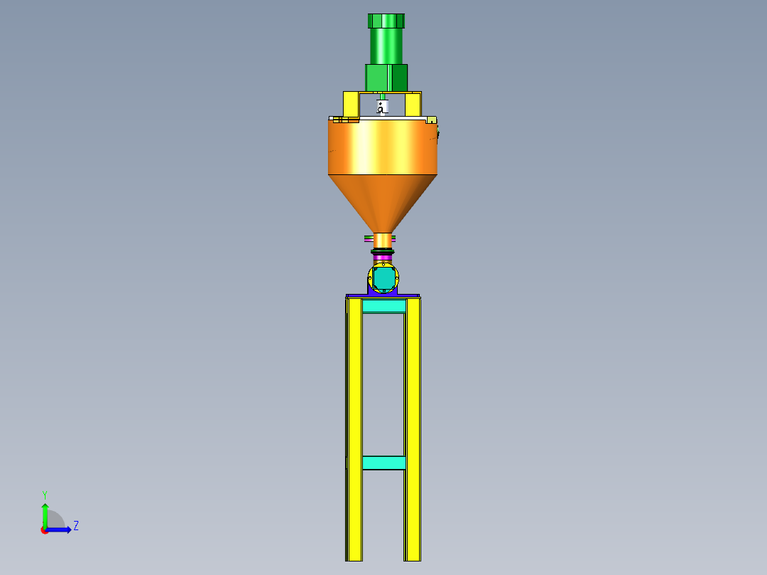 搅拌器设计图左视图