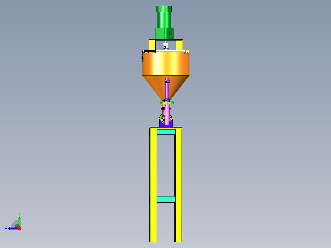 搅拌器设计图右视图