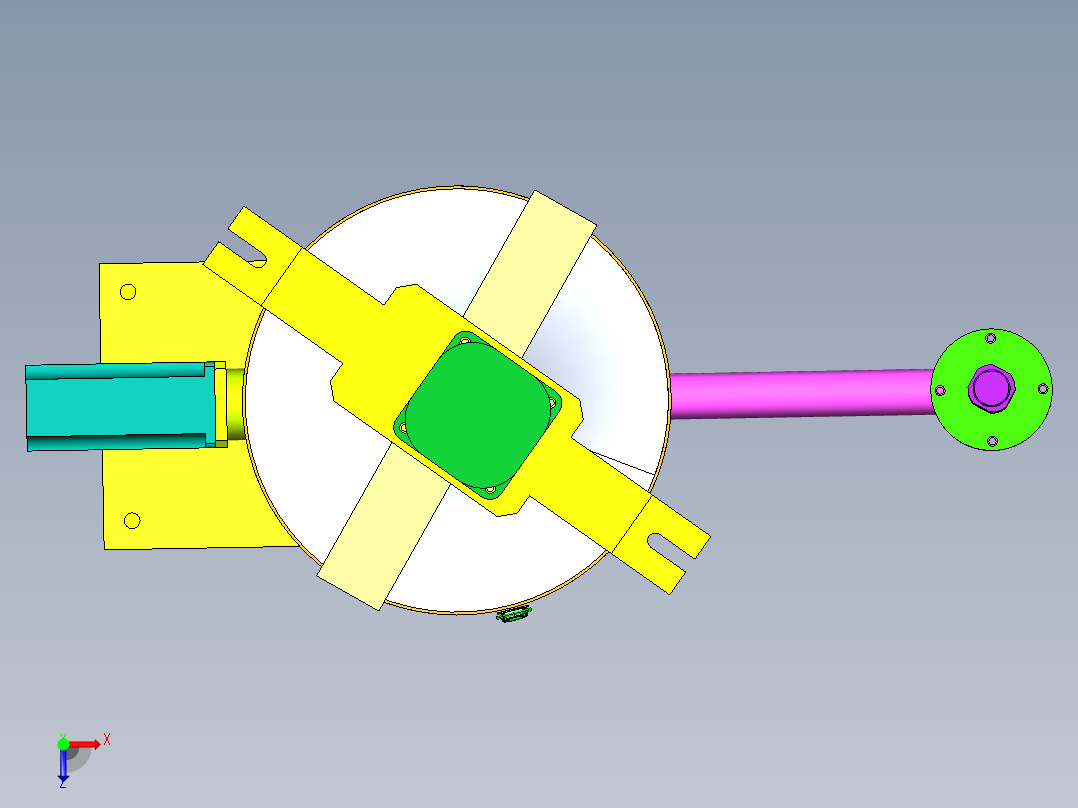 搅拌器设计图俯视图