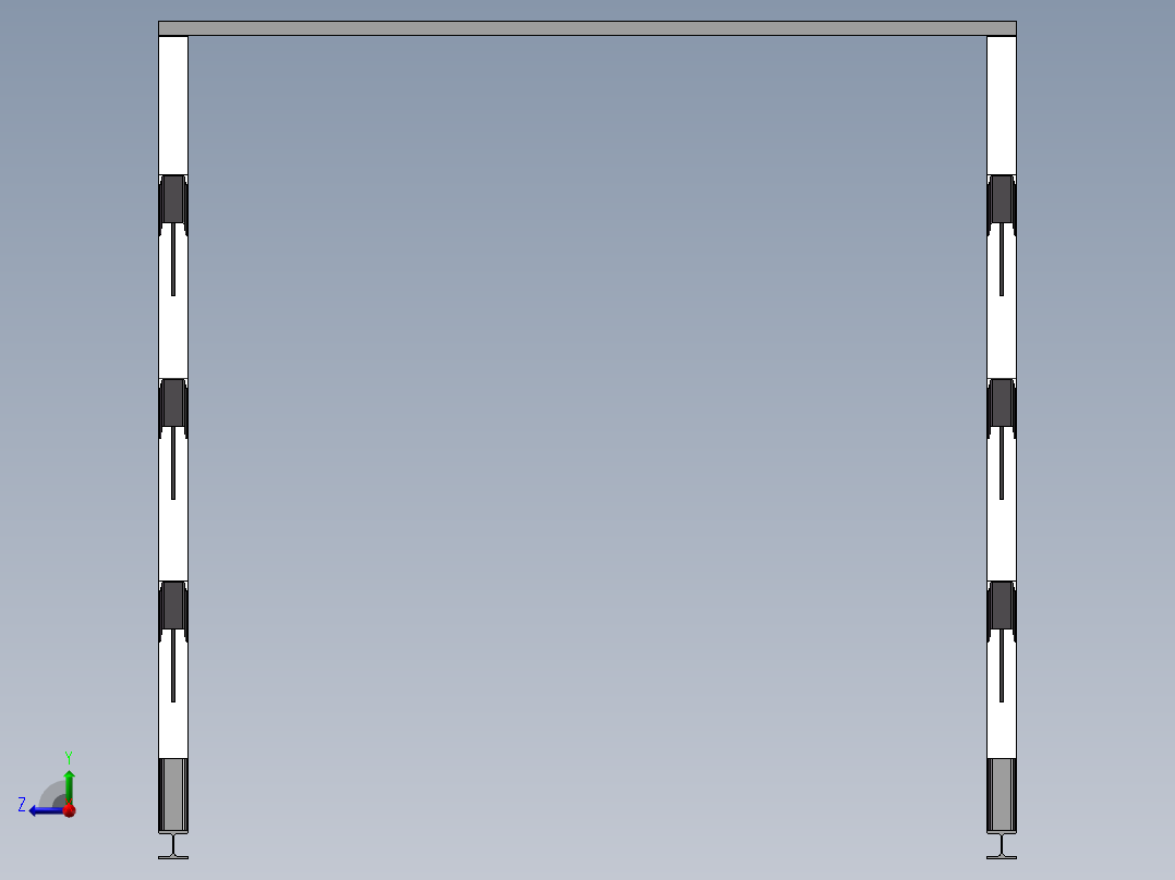 货架、悬臂架12右视图