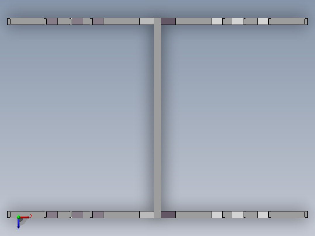 货架、悬臂架12俯视图