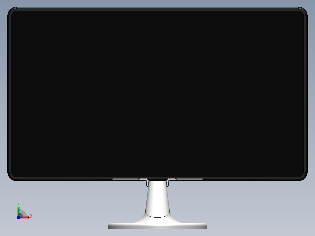 显示器、显示屏(21)前视图