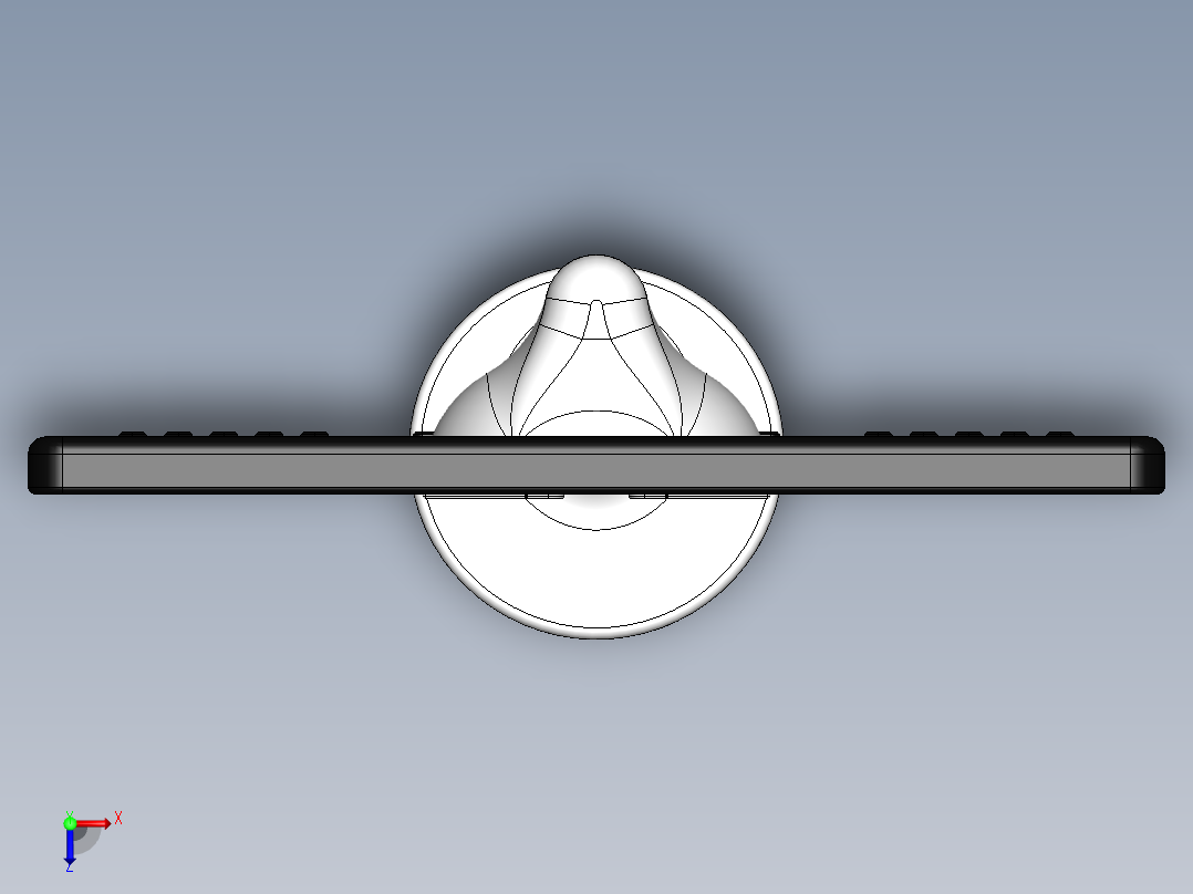 显示器、显示屏(21)俯视图