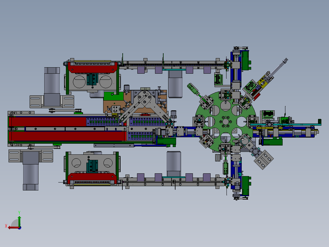 12pin的USB组装生产线设  附IGS后视图